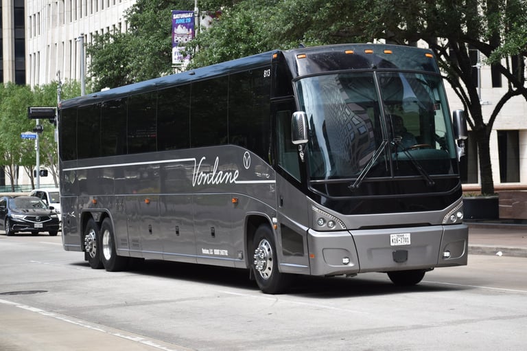Luxury touristic coach bus